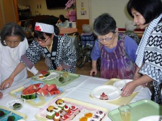 夏喫茶を行いました。